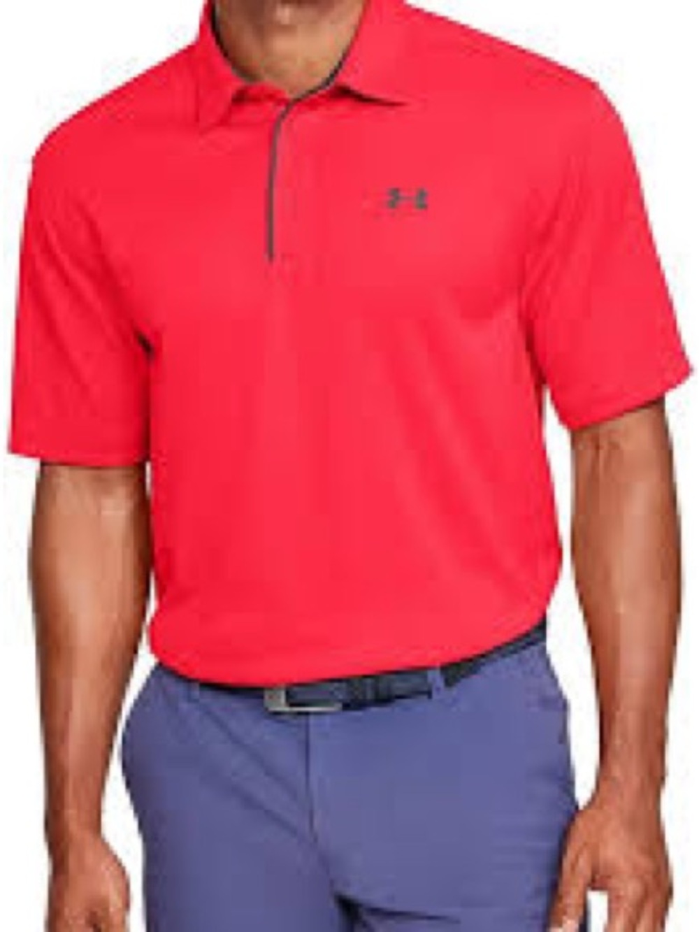 Under Armour Men’s Bright Red Performance Polo